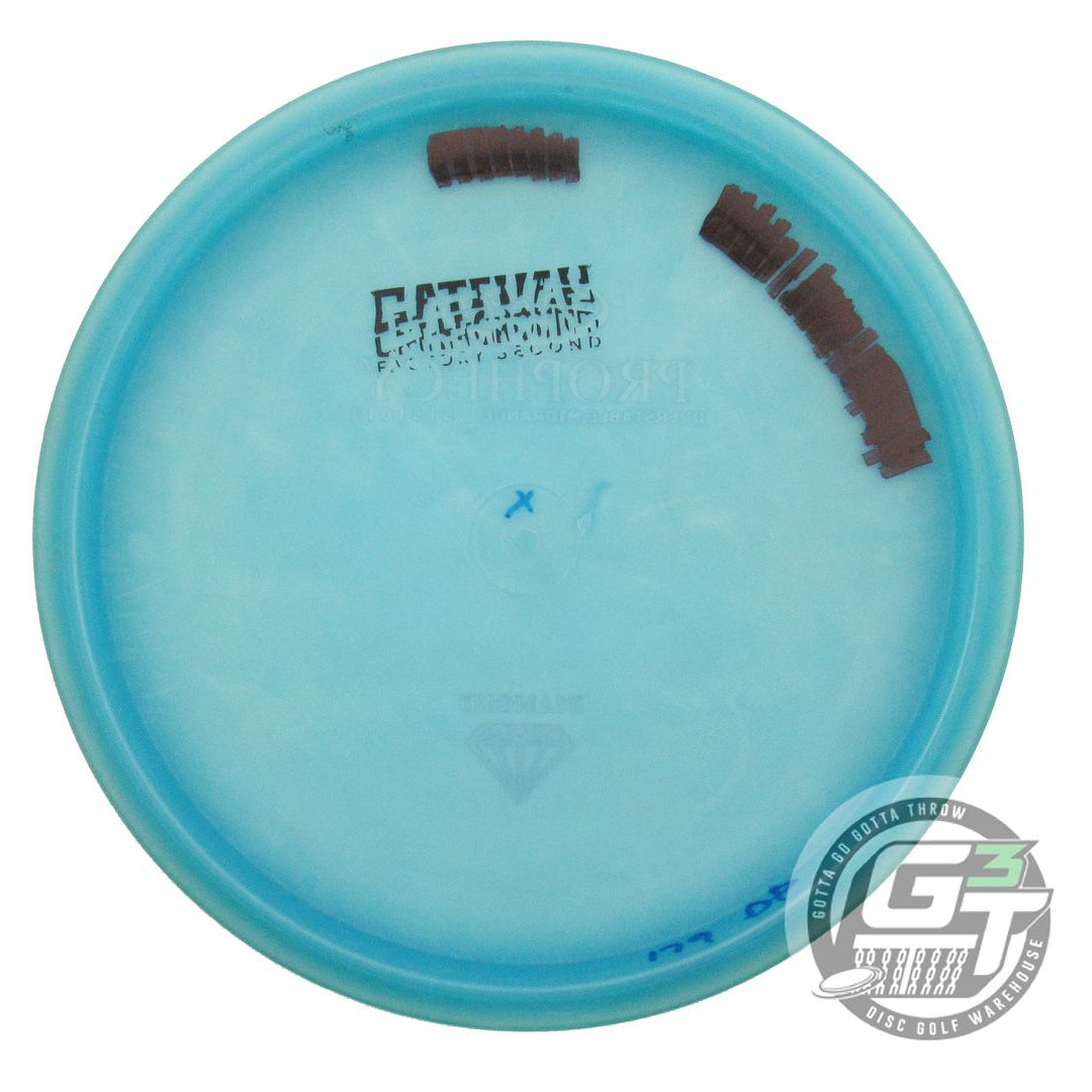 USED Gateway Diamond Prophecy 179g Teal Blue Foil Midrange Golf Disc
