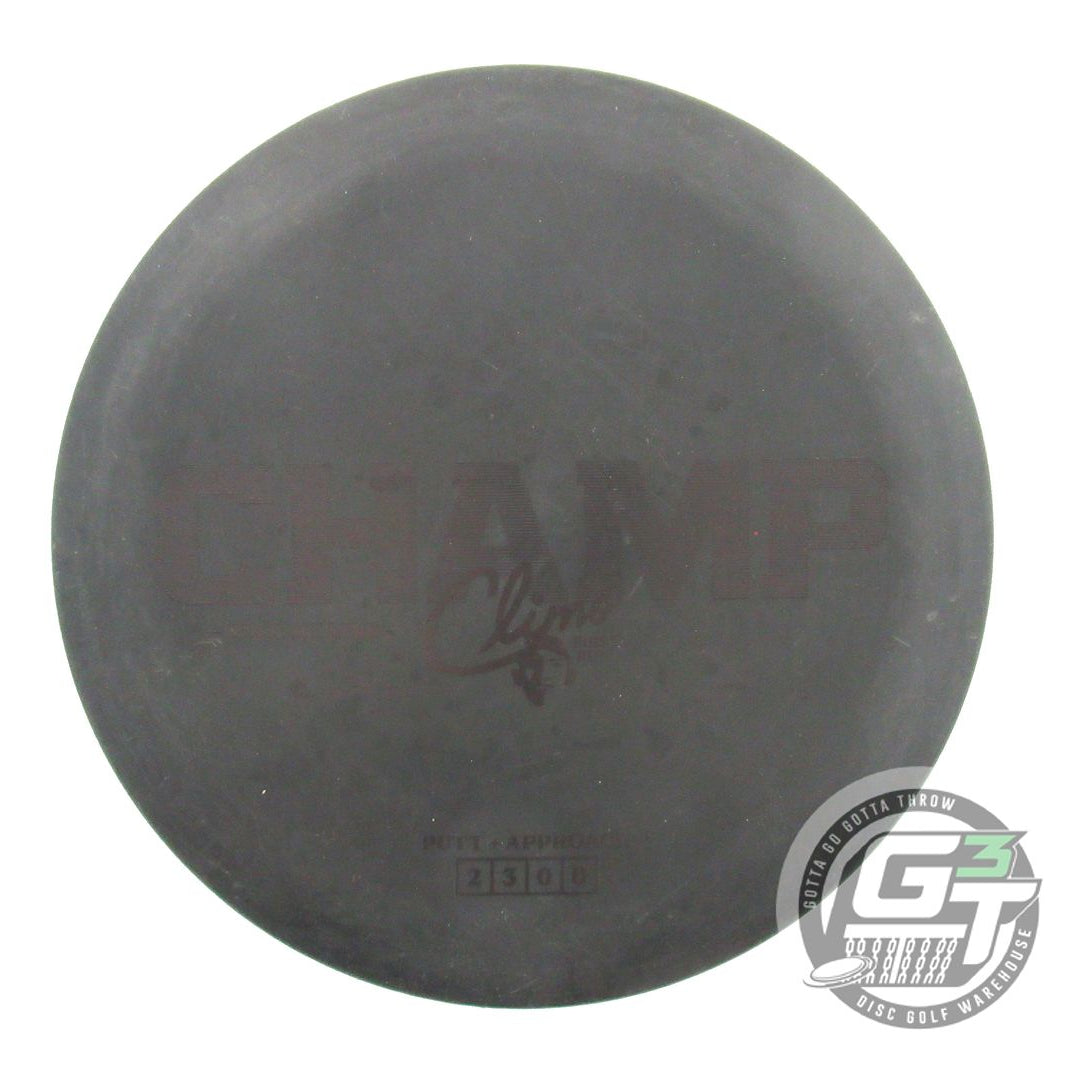 USED Climo Trophy Line Champ 173g Black Black Stamp Putter Golf Disc