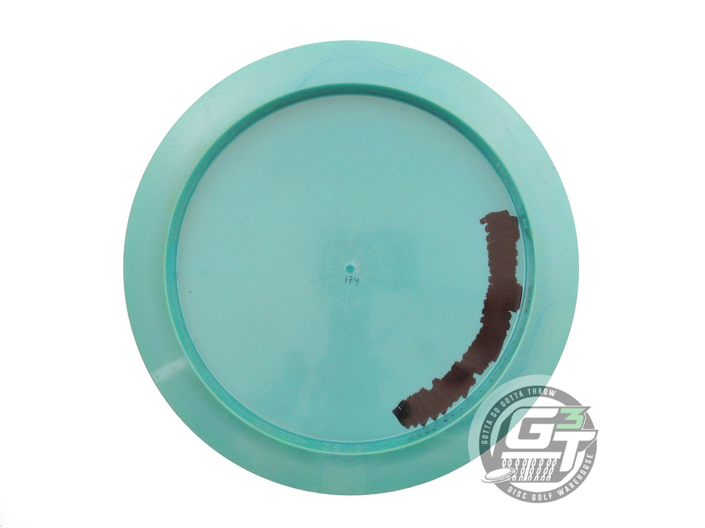 USED Discraft Big Z Zeus 174g Seafoam Gold Foil Distance Driver Golf Disc