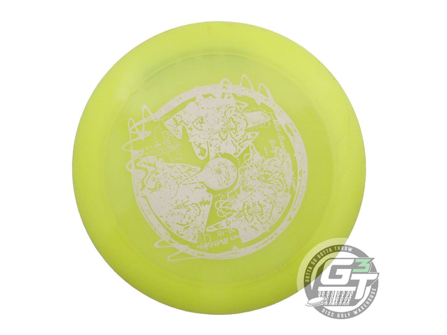 USED Latitude 64 X-OUT Opto Ballista Pro 168g Yellow Distance Driver Golf Disc