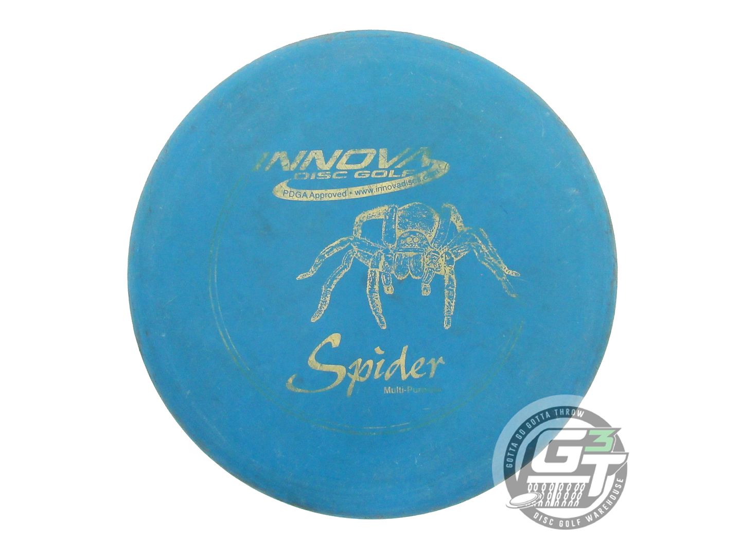 USED Innova DX Spider 171g Blue Gold Foil OOP Midrange Golf Disc
