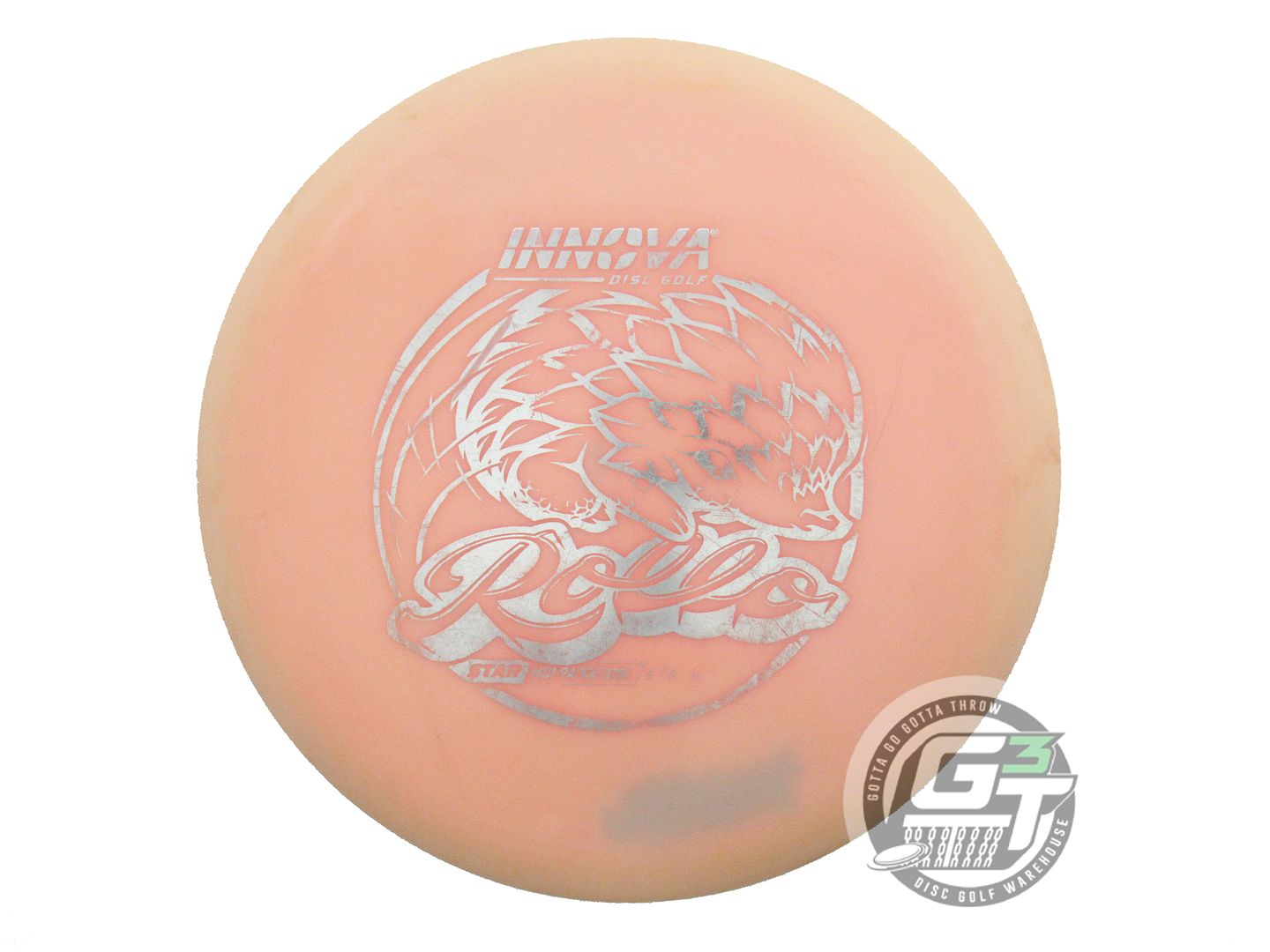 USED Innova Star Rollo 176g Peach Silver Foil Midrange Golf Disc