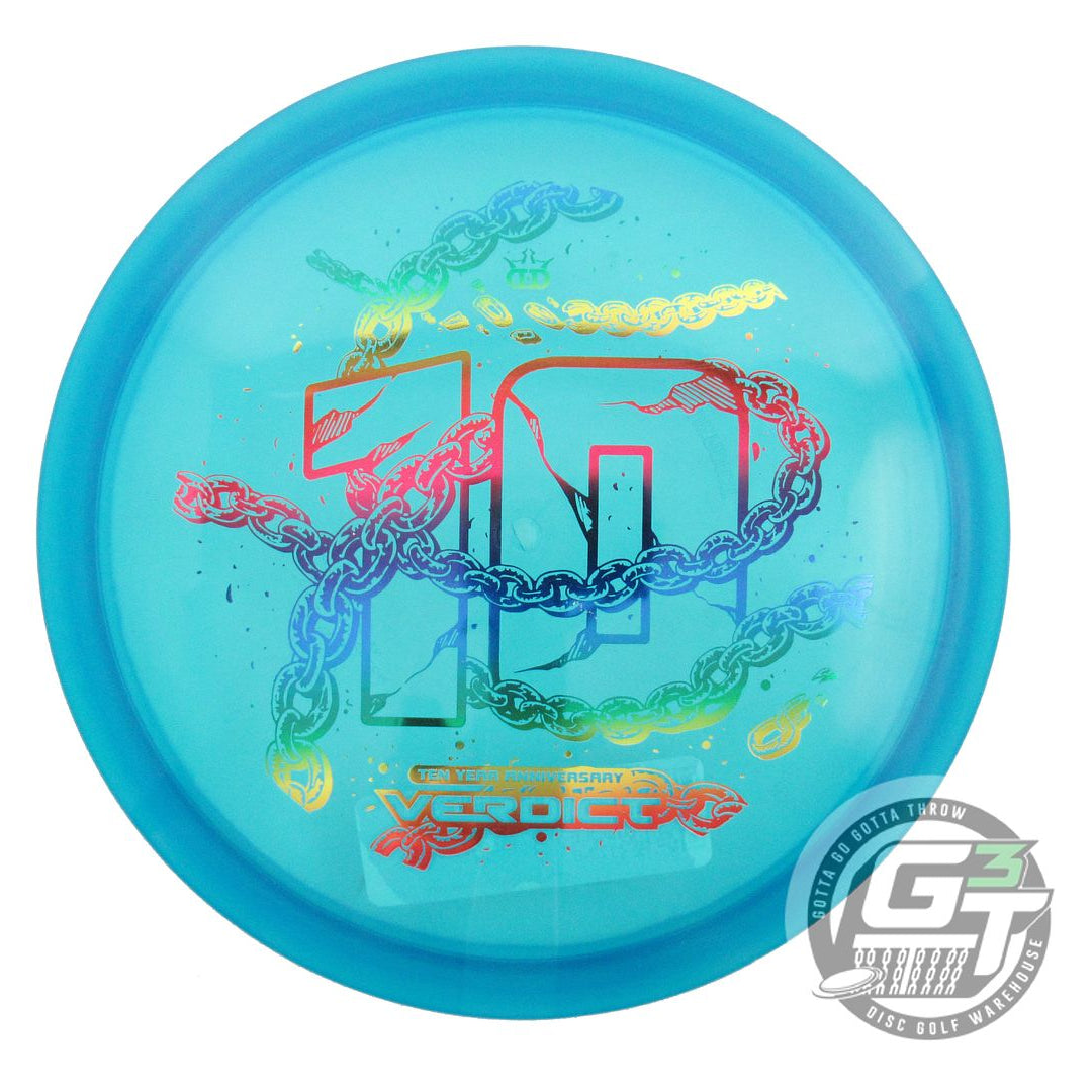 Dynamic Discs Limited Edition 10-Year Anniversary Lucid Ice Verdict Midrange Golf Disc (Individually Listed)