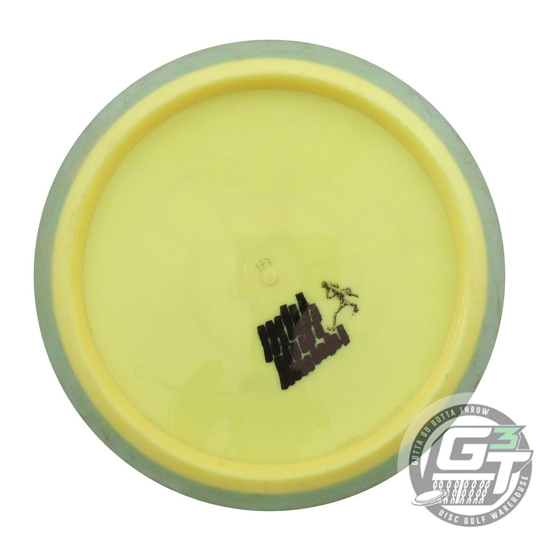 USED Axiom Discs Neutron Insanity 173g Yellow Sage Rim Distance Driver Golf Disc