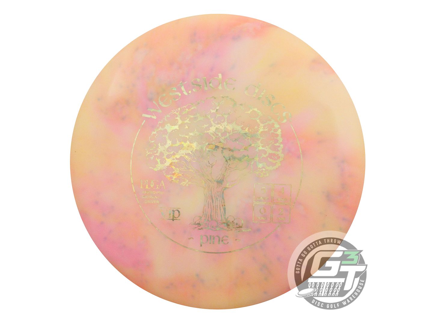 NOS Westside Discs VIP Pine 179g White HOME DYED Midrange Golf Disc