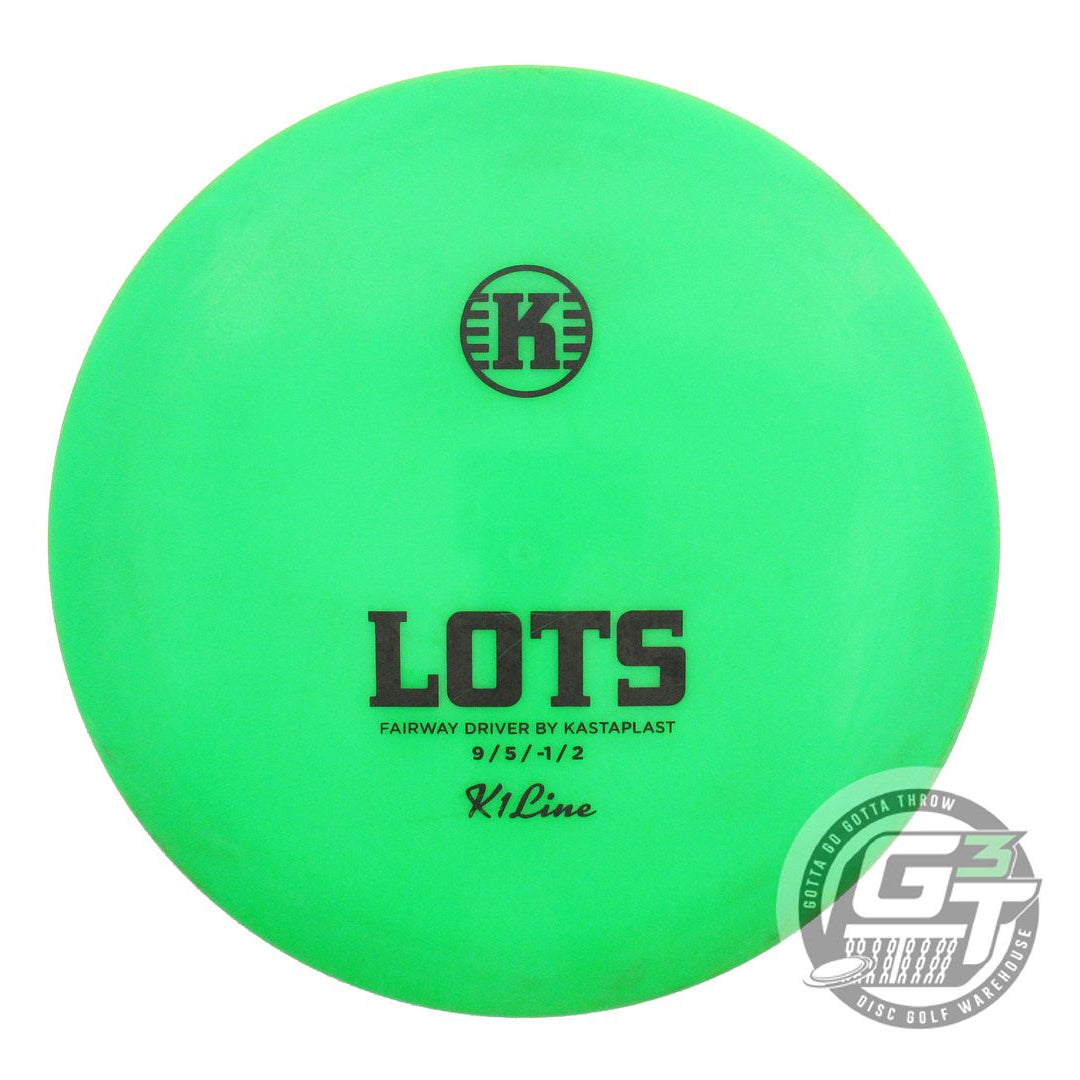 USED Kastaplast K1 Lots 172g Green Black Stamp Fairway Driver Golf Disc