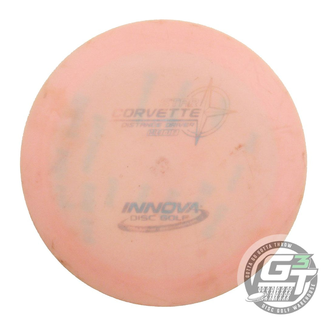 USED Innova Star Corvette 175g Pink Silver Stamp Distance Driver Golf Disc