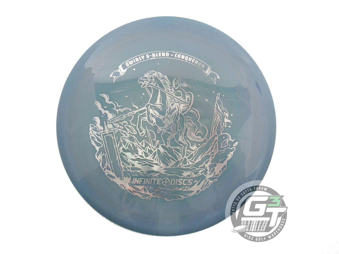 USED Infinite Swirly S-Blend Conqueror 176g Blue-Purple Distance Driver Disc