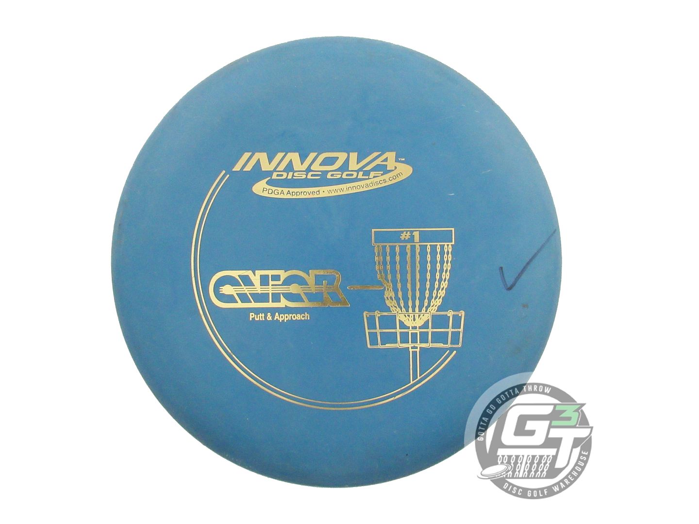 USED Innova DX Aviar 150g Blue Gold Foil PFN Putter Golf Disc