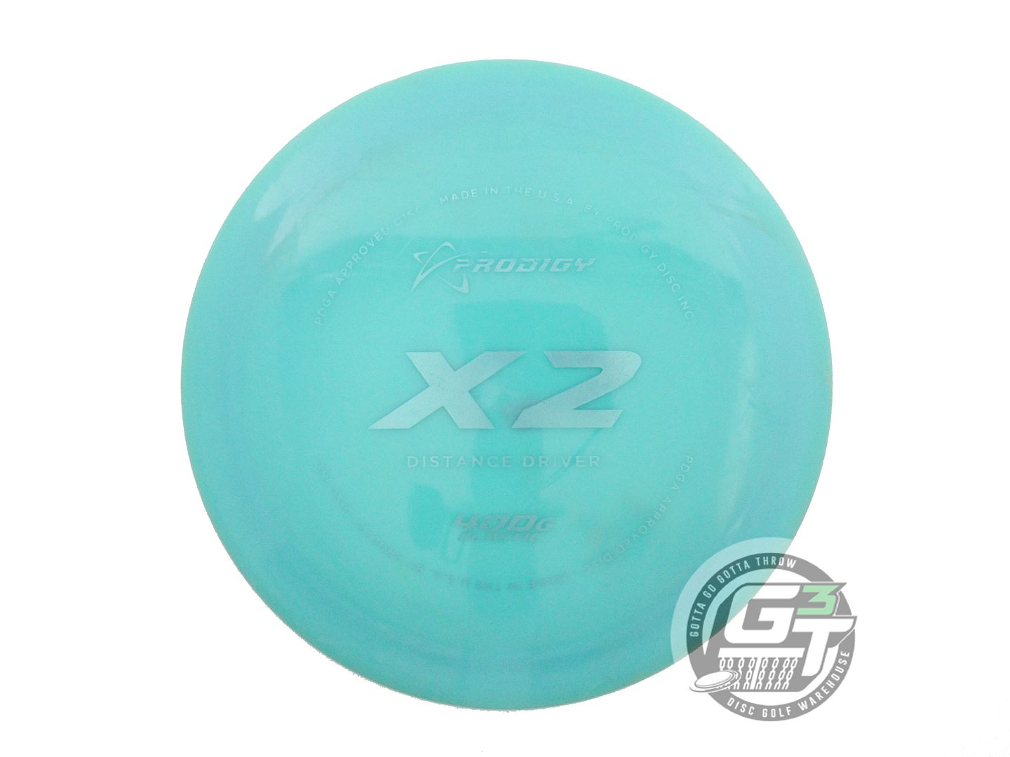USED Prodigy Discs 400G X2 172g Seafoam Aqua Stamp Distance Driver Golf Disc