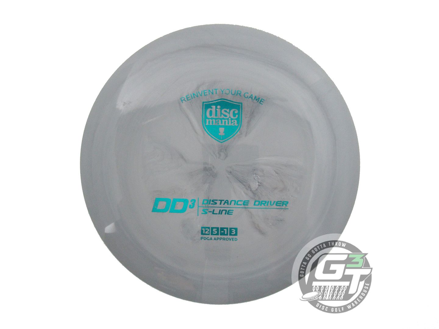 USED DiscMania S-Line DD3 172g Gray Teal Foil Distance Driver Golf Disc