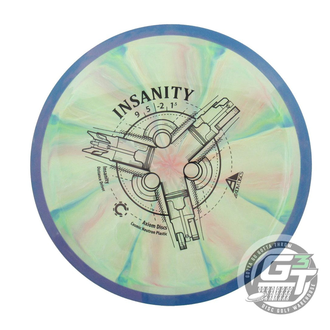 Axiom Cosmic Neutron Insanity Distance Driver Golf Disc (Individually Listed)