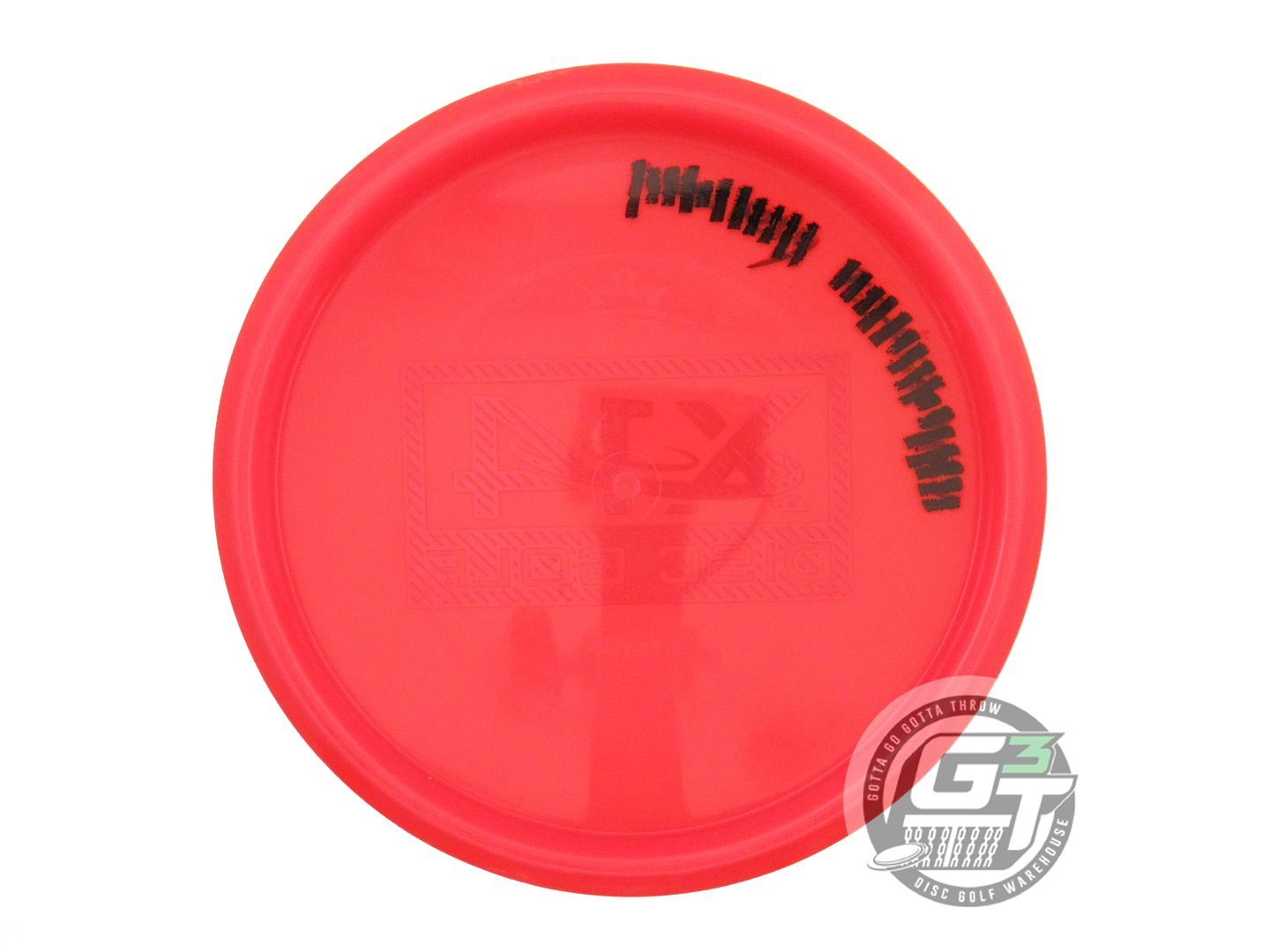 USED Dynamic Discs Lucid Justice 174g Red Oil Slick Foil Midrange Golf Disc