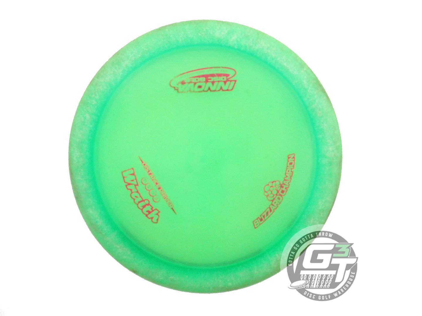 USED Innova Blizzard Wraith 154g Green Red Foil Distance Driver Golf Disc