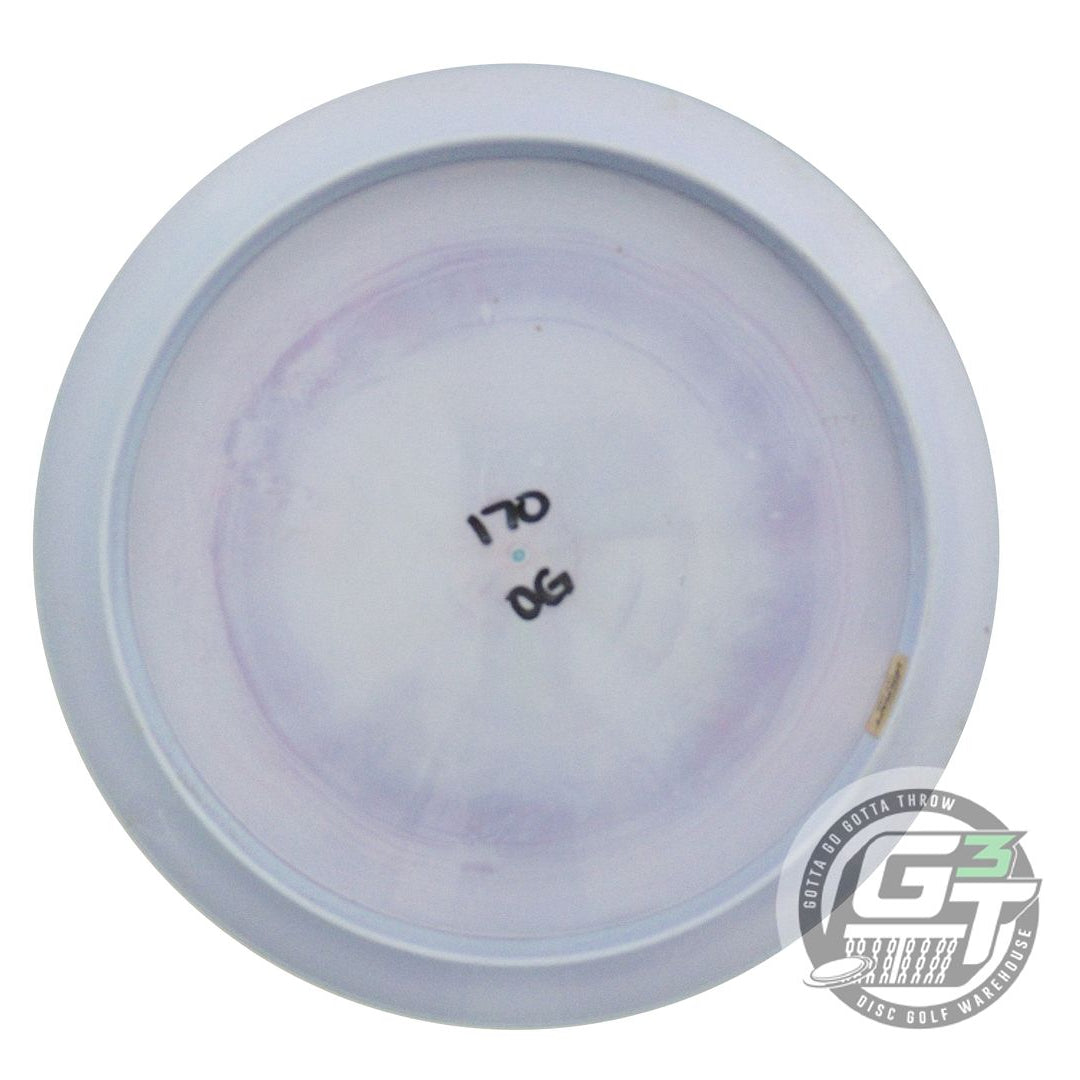 USED Discraft ESP FLX Raptor 170g Lilac-Gray Rainbow Shatter Driver Disc