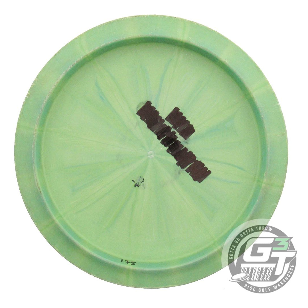 USED Dynamic Discs Prime Burst Escape 174g Lime Aqua Foil Fairway Driver Disc