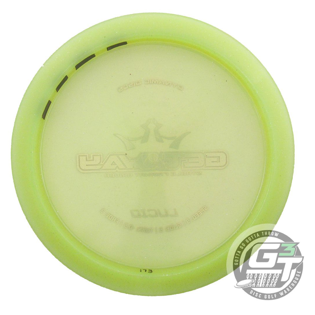 USED Dynamic Discs Lucid Getaway 173g Lime Orange Foil Distance Driver Disc