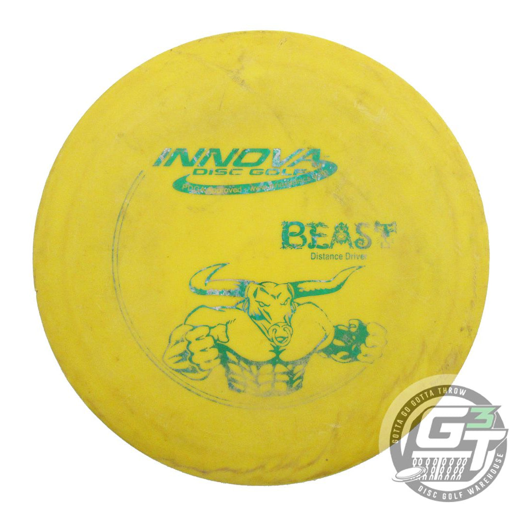 USED Innova DX Beast 171g Yellow Green Foil PFN Distance Driver Golf Disc