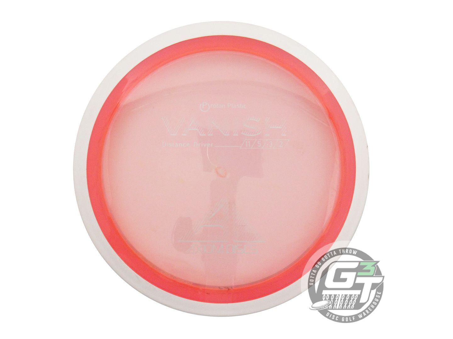 USED Axiom Discs Proton Vanish 159g Pink White Rim Distance Driver Golf Disc
