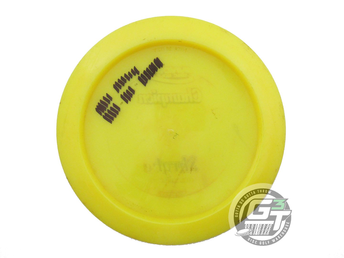 USED Innova Champion Shryke 174g Yellow Gold Glitter Foil Distance Driver Disc