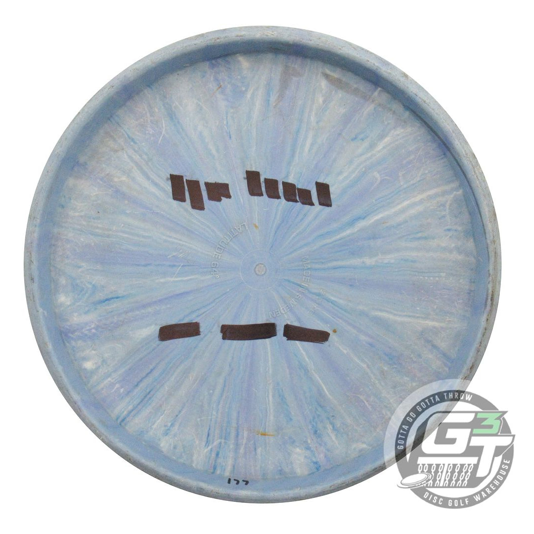 USED Latitude 64 Zero Medium Burst Spike 176g Blue Gold Foil A Putter Golf Disc