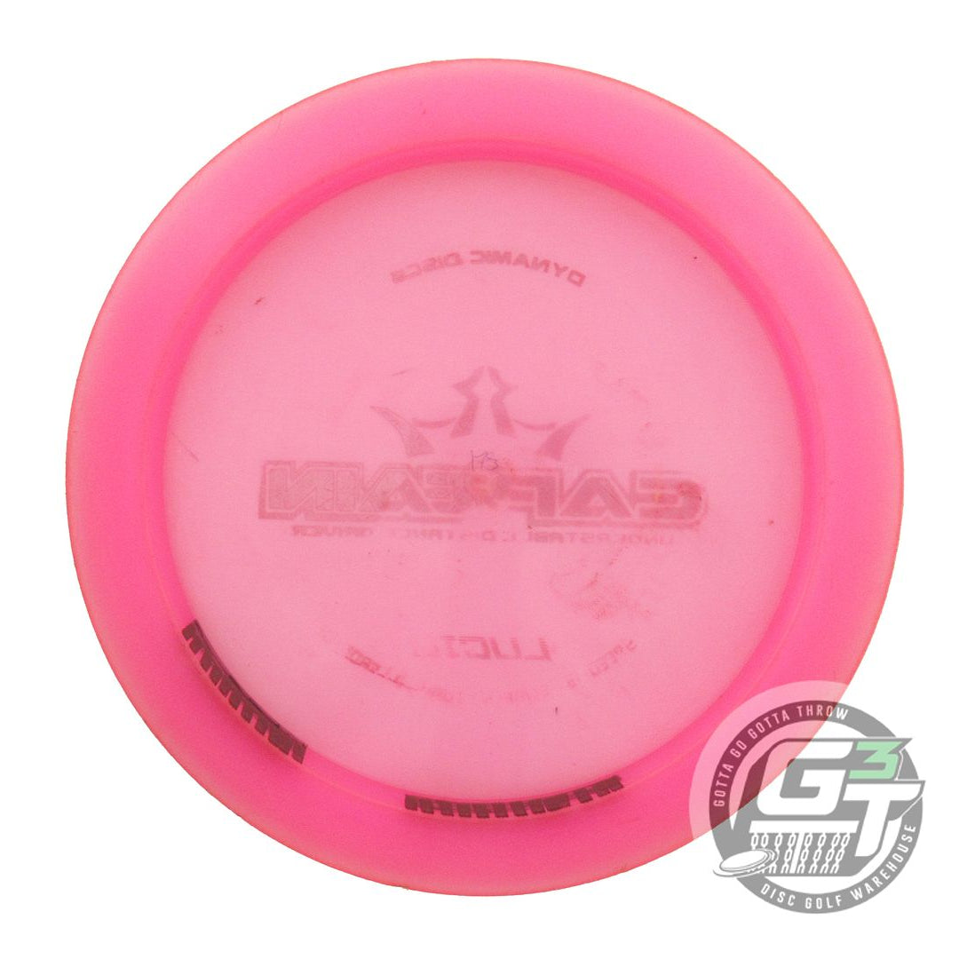 USED Dynamic Discs Lucid Captain 171g Pink Red Foil Distance Driver Golf Disc