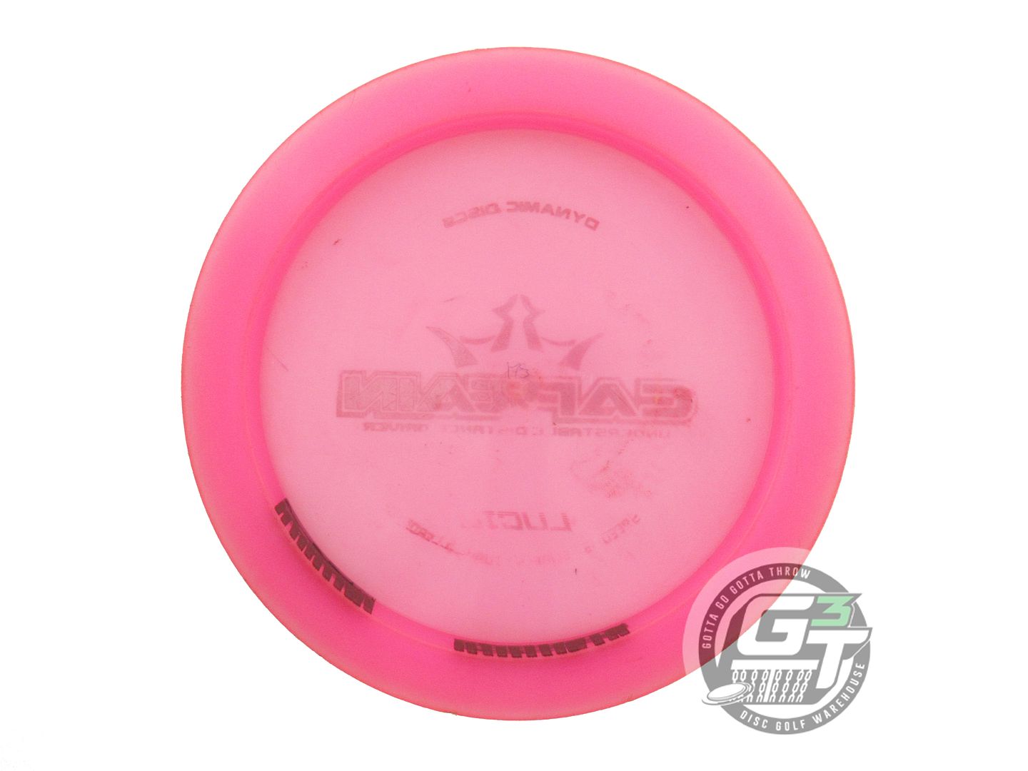 USED Dynamic Discs Lucid Captain 171g Pink Red Foil Distance Driver Golf Disc