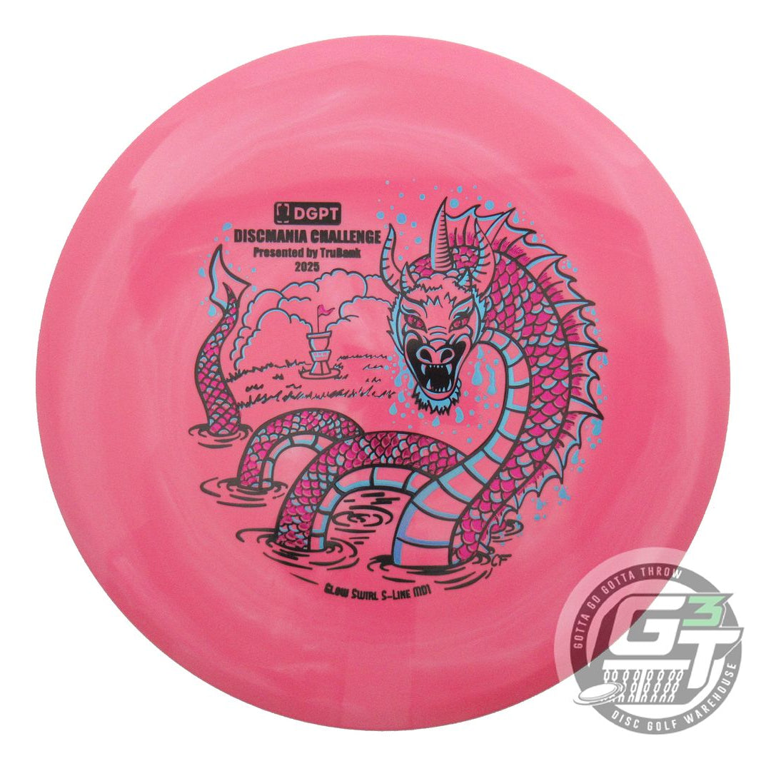 Discmania Limited Edition 2025 Discmania Challenge Glow Swirl S-line MD1 Midrange Golf Disc (Individually Listed)
