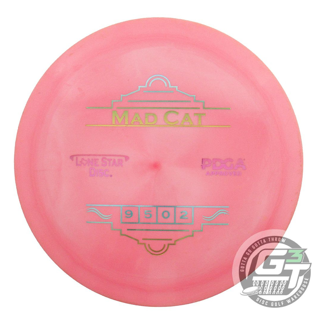 USED Lone Star Bravo Mad Cat 174g Pink Sunset Foil Fairway Driver Golf Disc