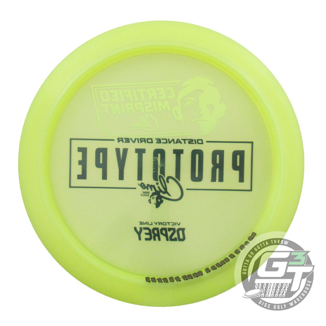 USED Climo X-OUT Victory Line Osprey 167g Yellow Distance Driver Golf Disc