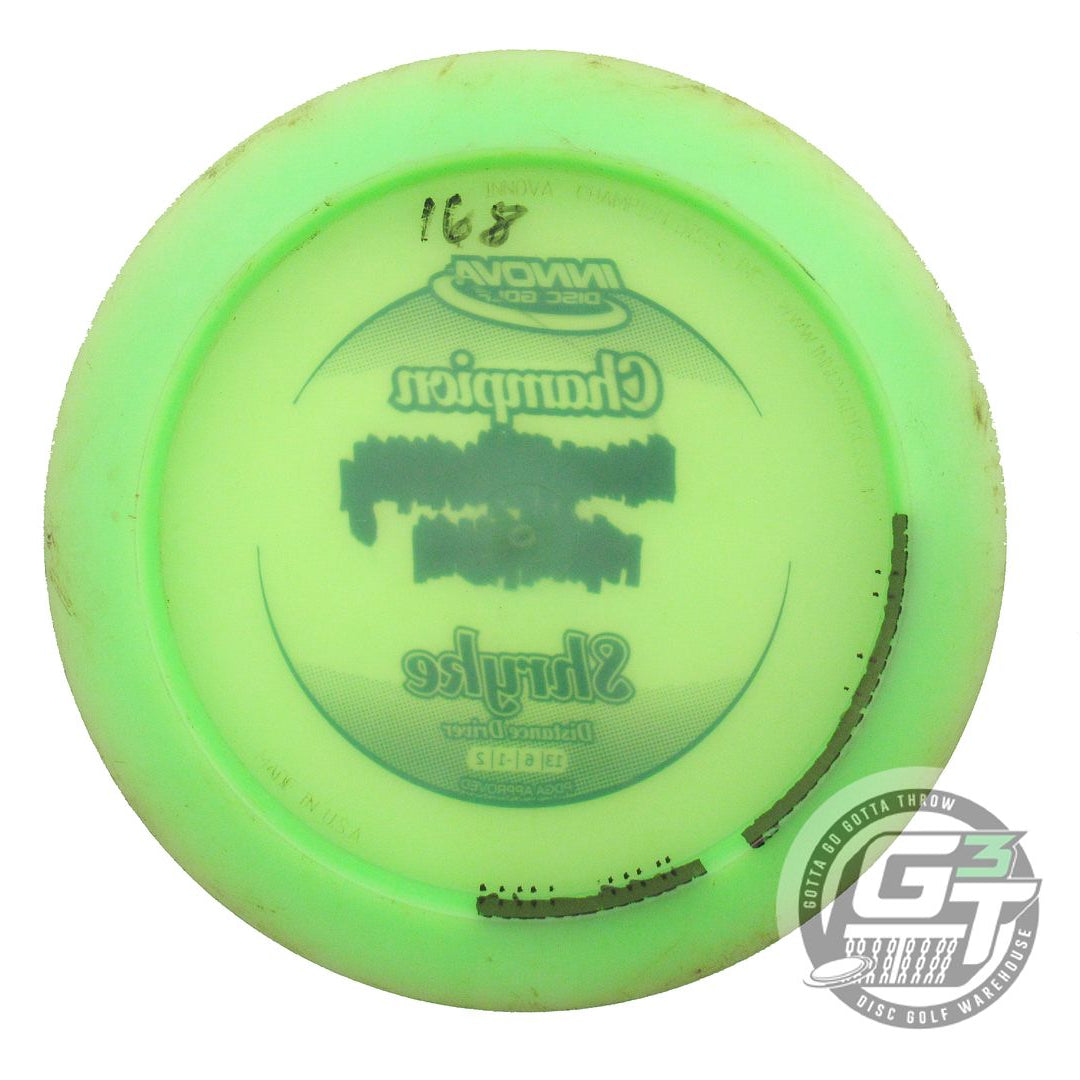 USED Innova Champion Shryke 168g Lime Black Stamp Distance Driver Golf Disc