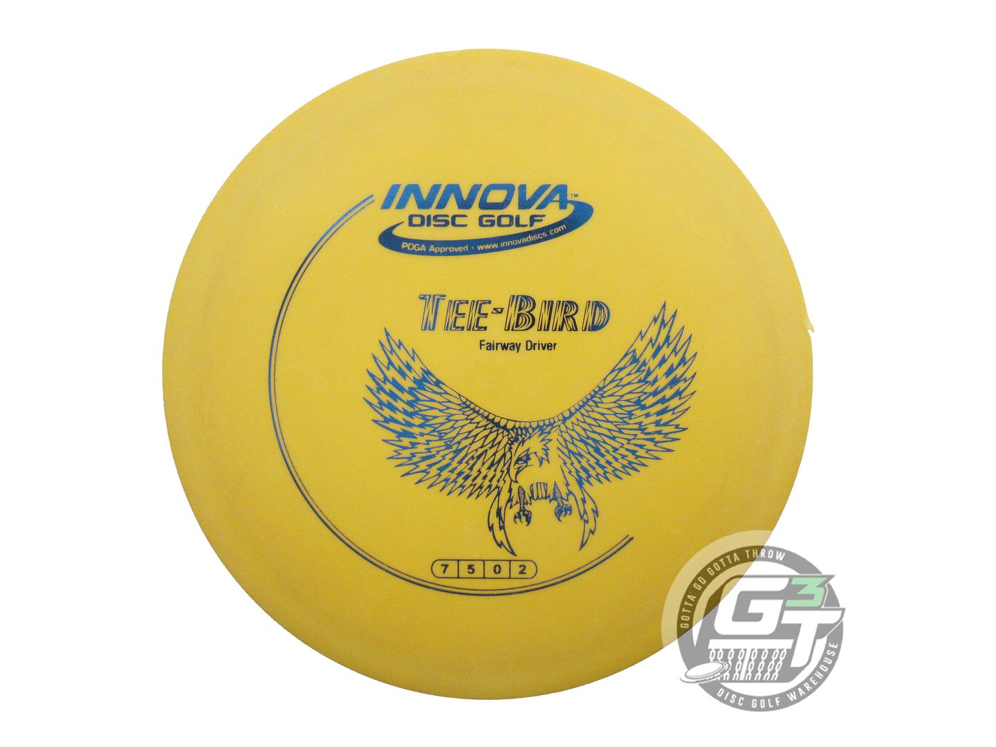 USED Innova DX Teebird 165g Marigold Blue Foil Fairway Driver Golf Disc