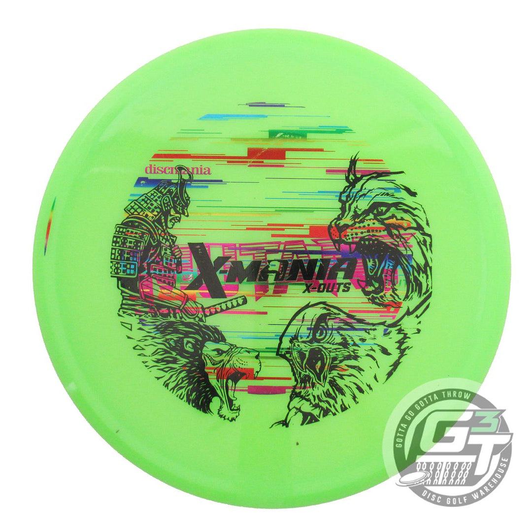 USED DiscMania X-OUT Neo Mutant 178g Lime Midrange Golf Disc