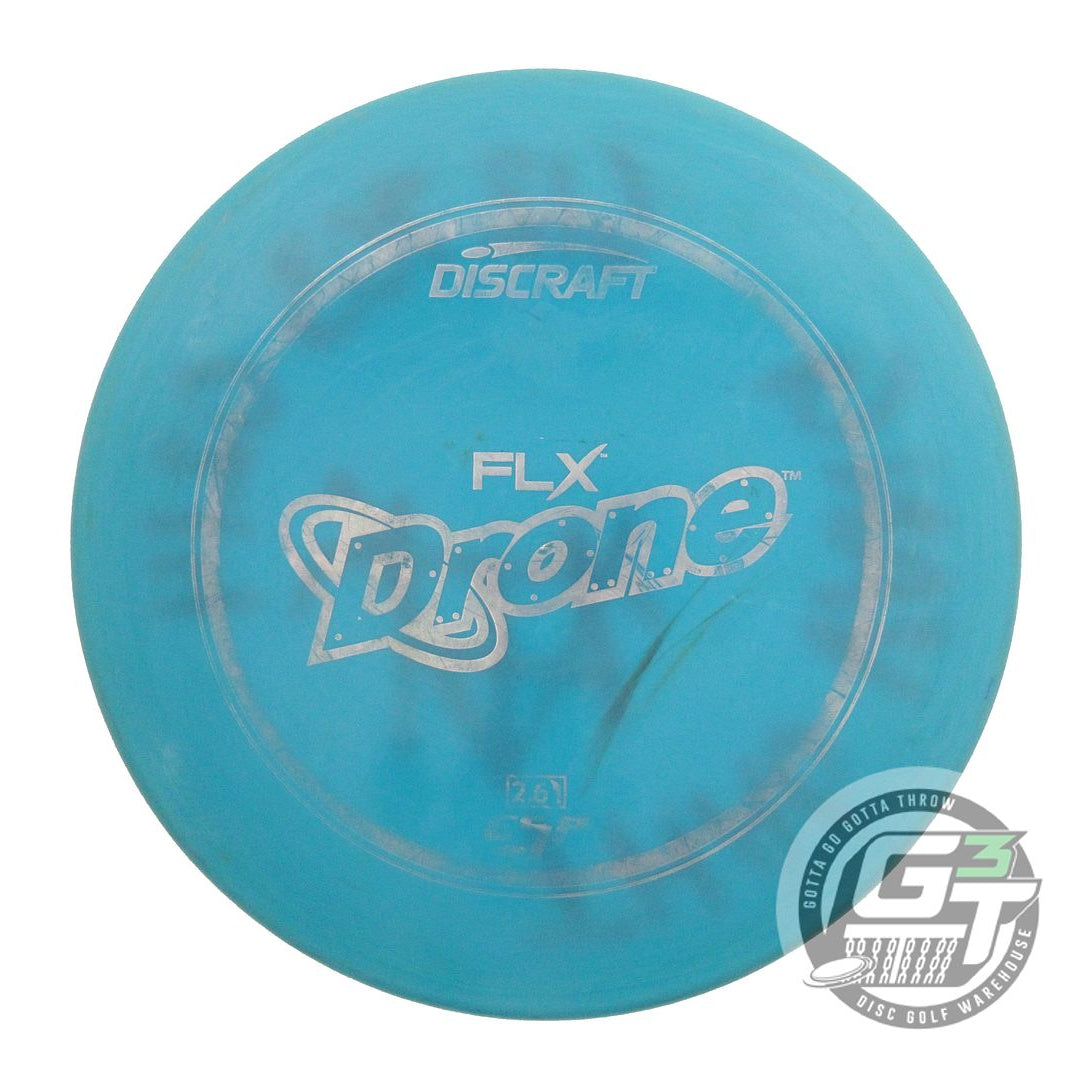 USED Discraft ESP FLX Drone 180g Teal Silver Foil OOP Midrange Golf Disc