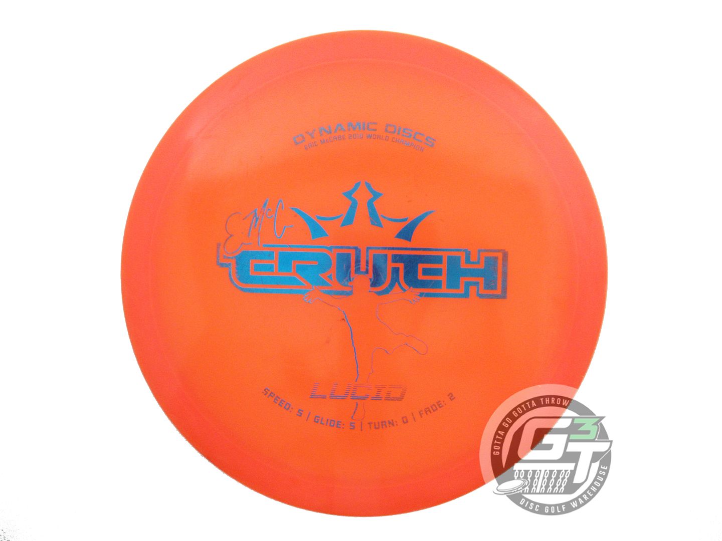 USED Dynamic Discs Lucid EMAC Truth 177g Orange Blue Foil Midrange Golf Disc
