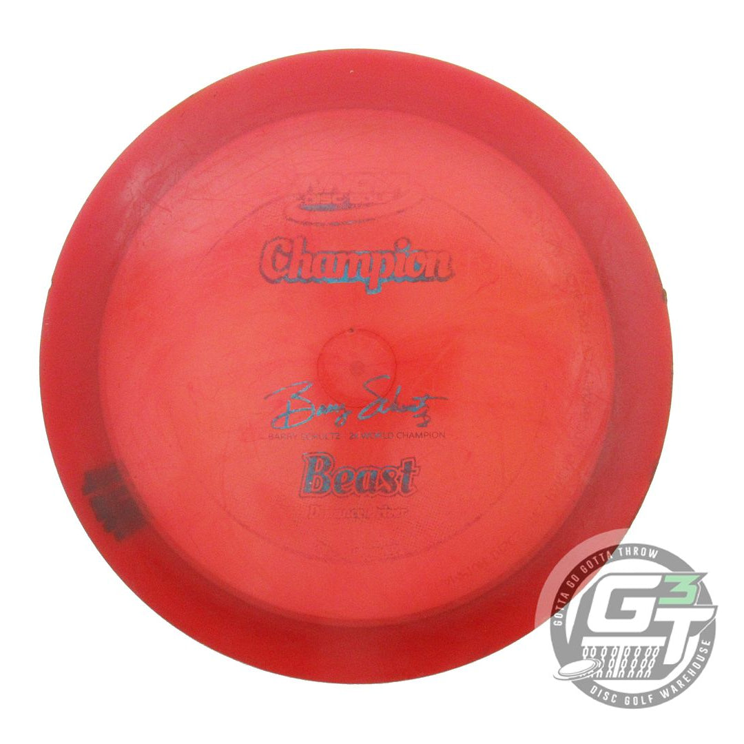 USED Innova Champion Beast 175g Red Teal Foil Distance Driver Golf Disc