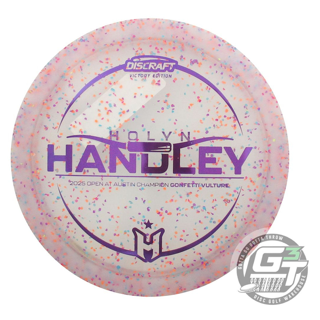 Discraft Limited Edition Victory Edition 2025 Open at Austin Champion Holyn Handley Swirl Elite Z Vulture Distance Driver Golf Disc (Individually Listed)