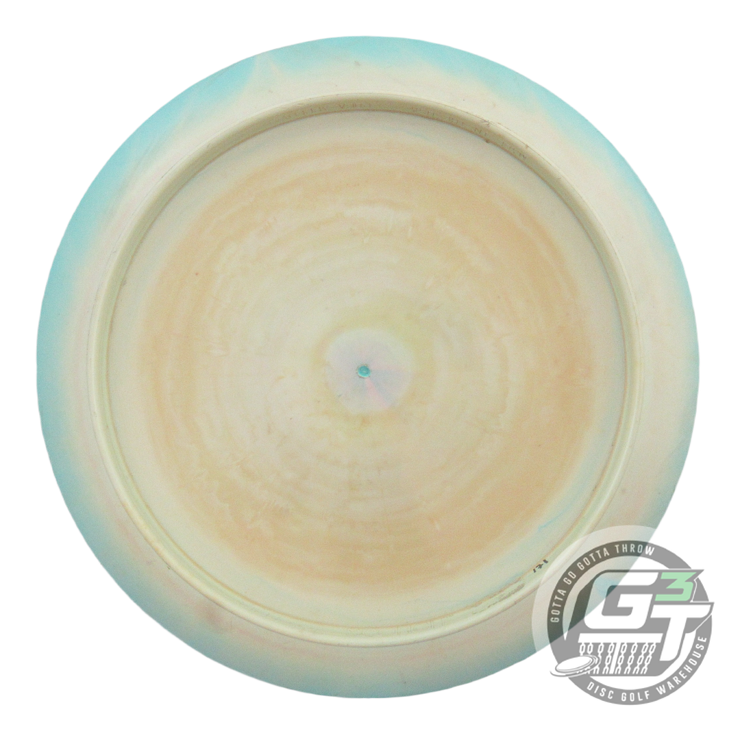USED Discraft ESP Scorch 171g Teal-Tan Red Rose Foil Distance Driver Golf Disc