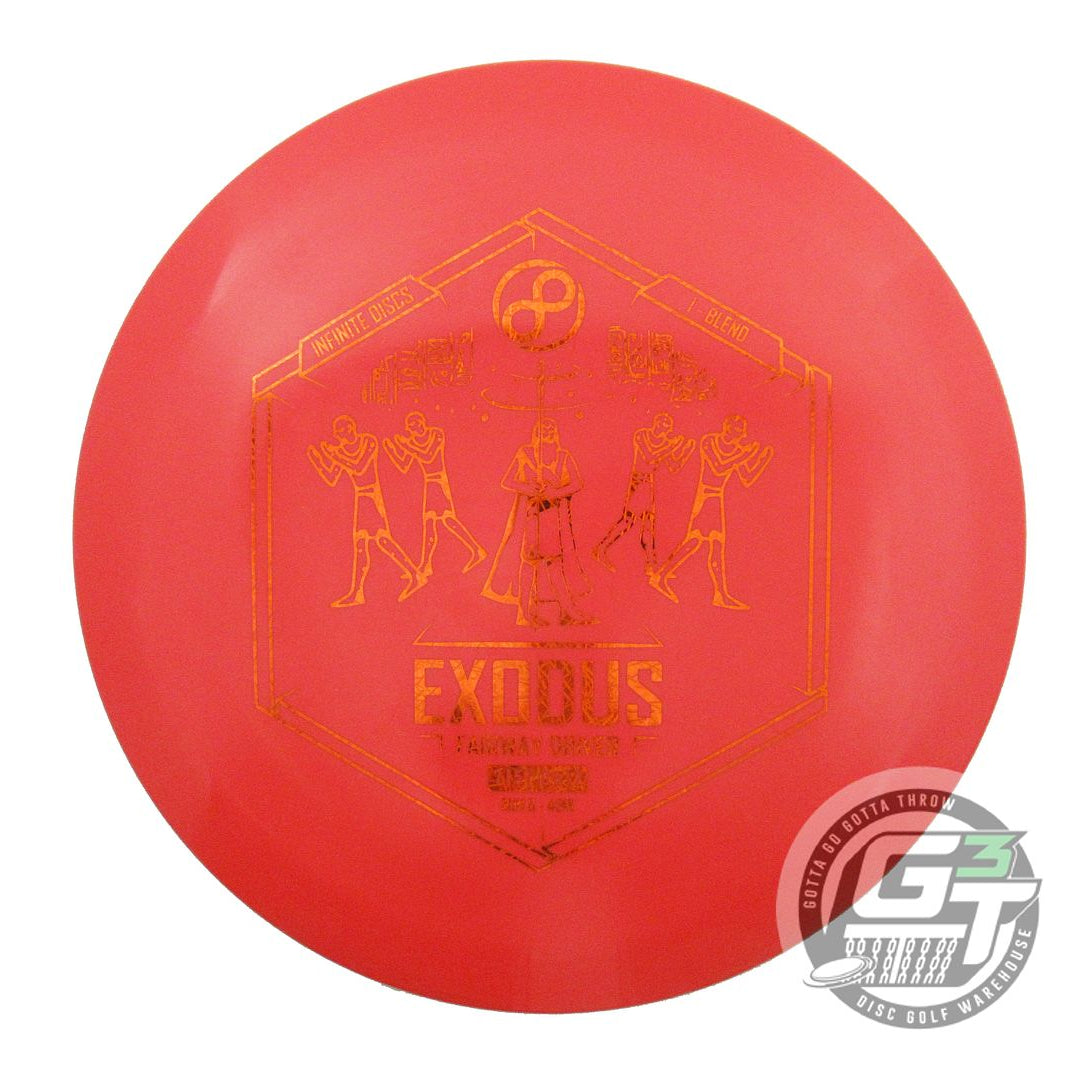USED Infinite I-Blend Exodus 168g Red Orange Foil Fairway Driver Golf Disc