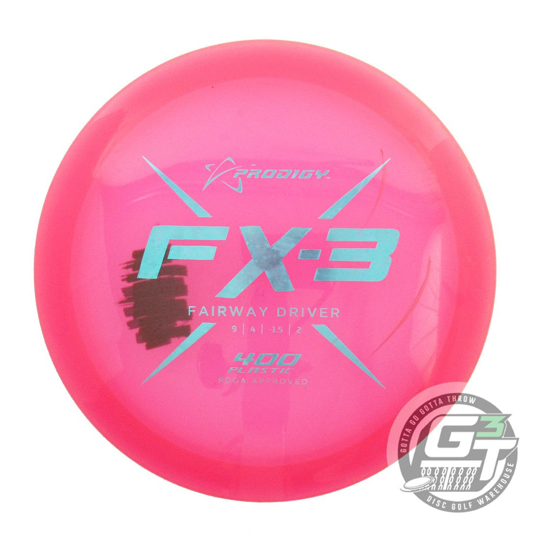 USED Prodigy Discs 400 FX3 174g Pink Teal Star Foil Fairway Driver Golf Disc