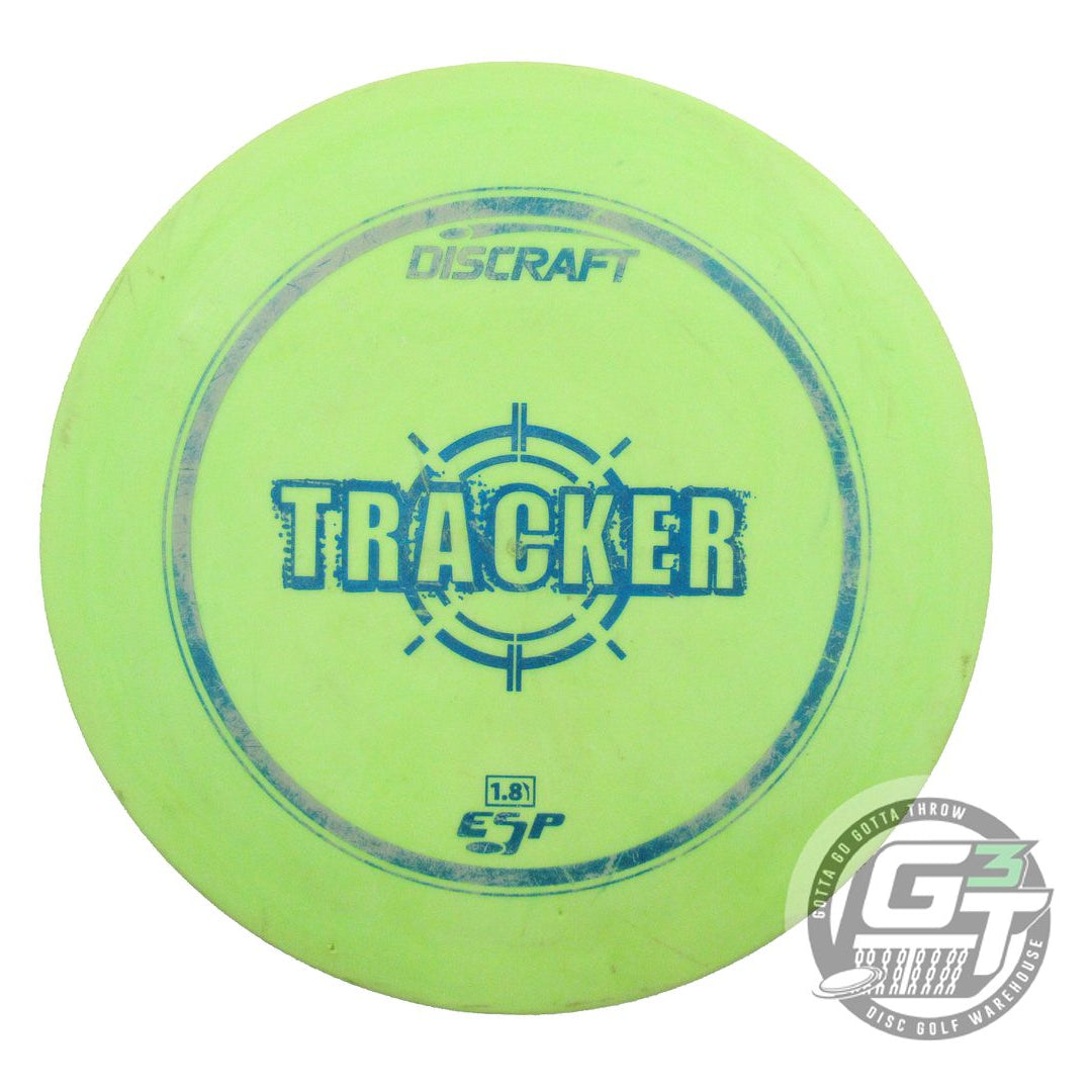 USED Discraft ESP Tracker 172g Lime Blue Foil OOP Fairway Driver Golf Disc