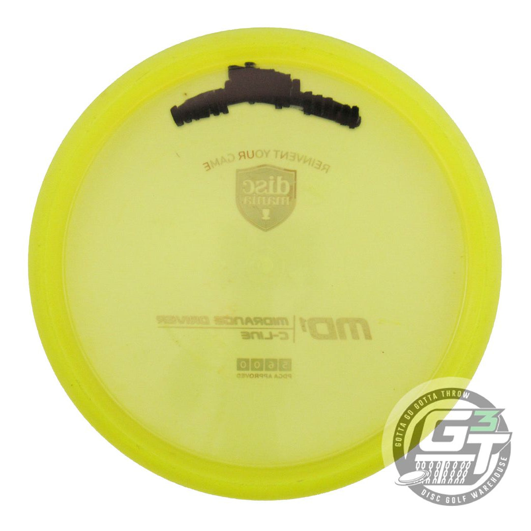 USED DiscMania C-Line MD1 175g Yellow Red Foil Midrange Golf Disc
