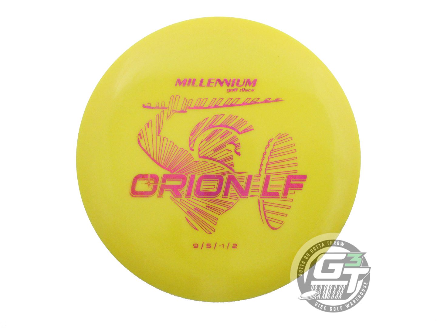 USED Millennium Standard Orion LF 172g Yellow Pink Shatter Distance Driver Disc