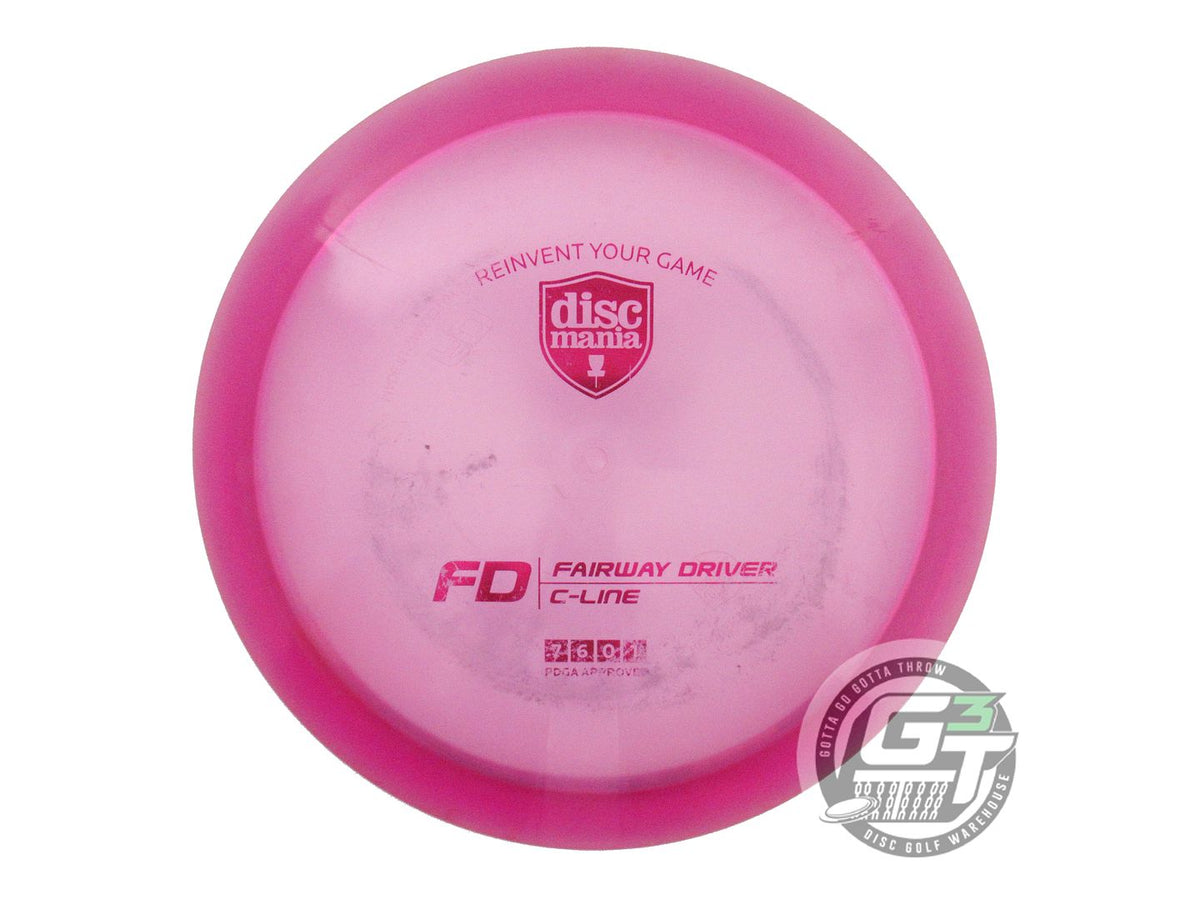 USED DiscMania C-Line FD 174g Magenta Magenta Foil Fairway Driver Golf Disc