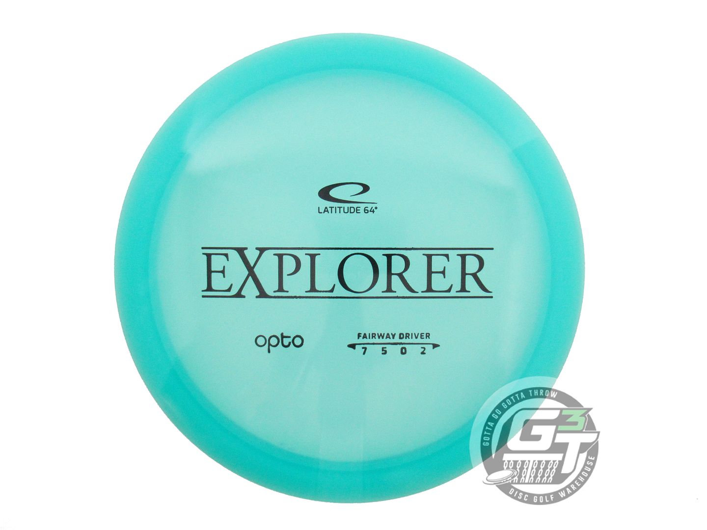 USED Latitude 64 Opto Explorer 174g Teal Black Stamp Distance Driver Golf Disc