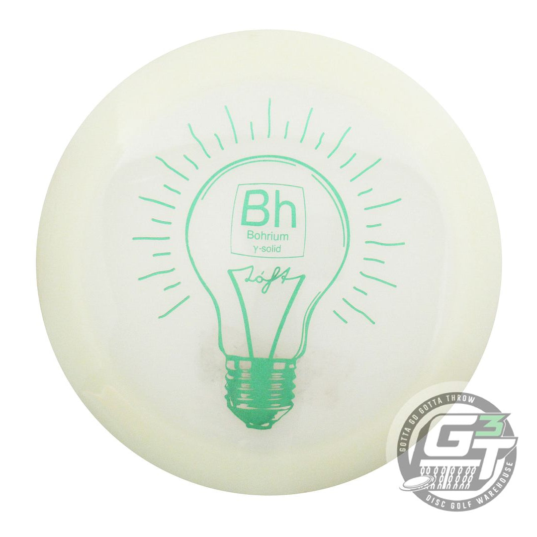 USED Loft Discs Gamma Solid Glow Bohrium 173g Green Glitter Foil Driver Disc