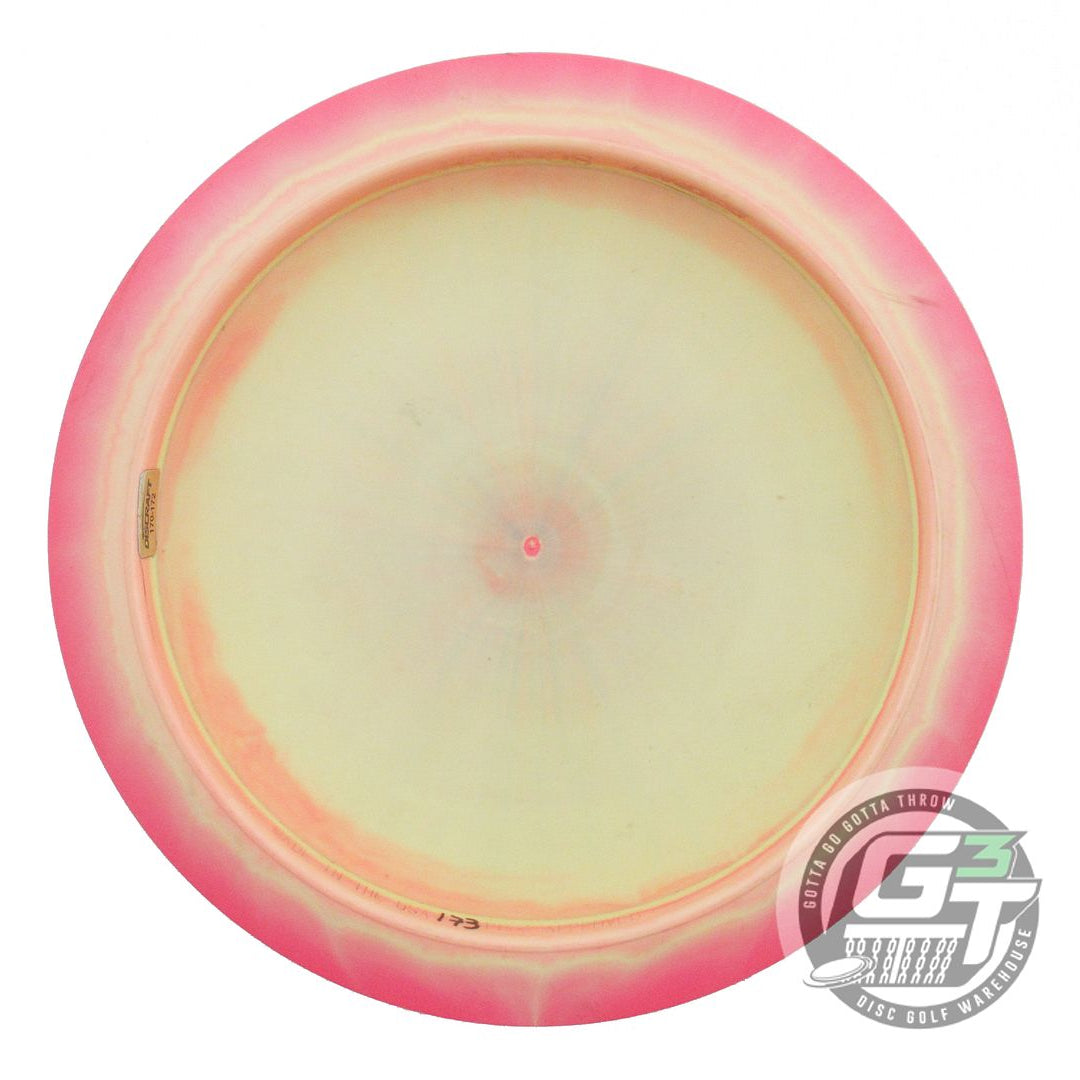 USED Discraft ESP Scorch 173g Pink-Yellow Green Foil Distance Driver Golf Disc