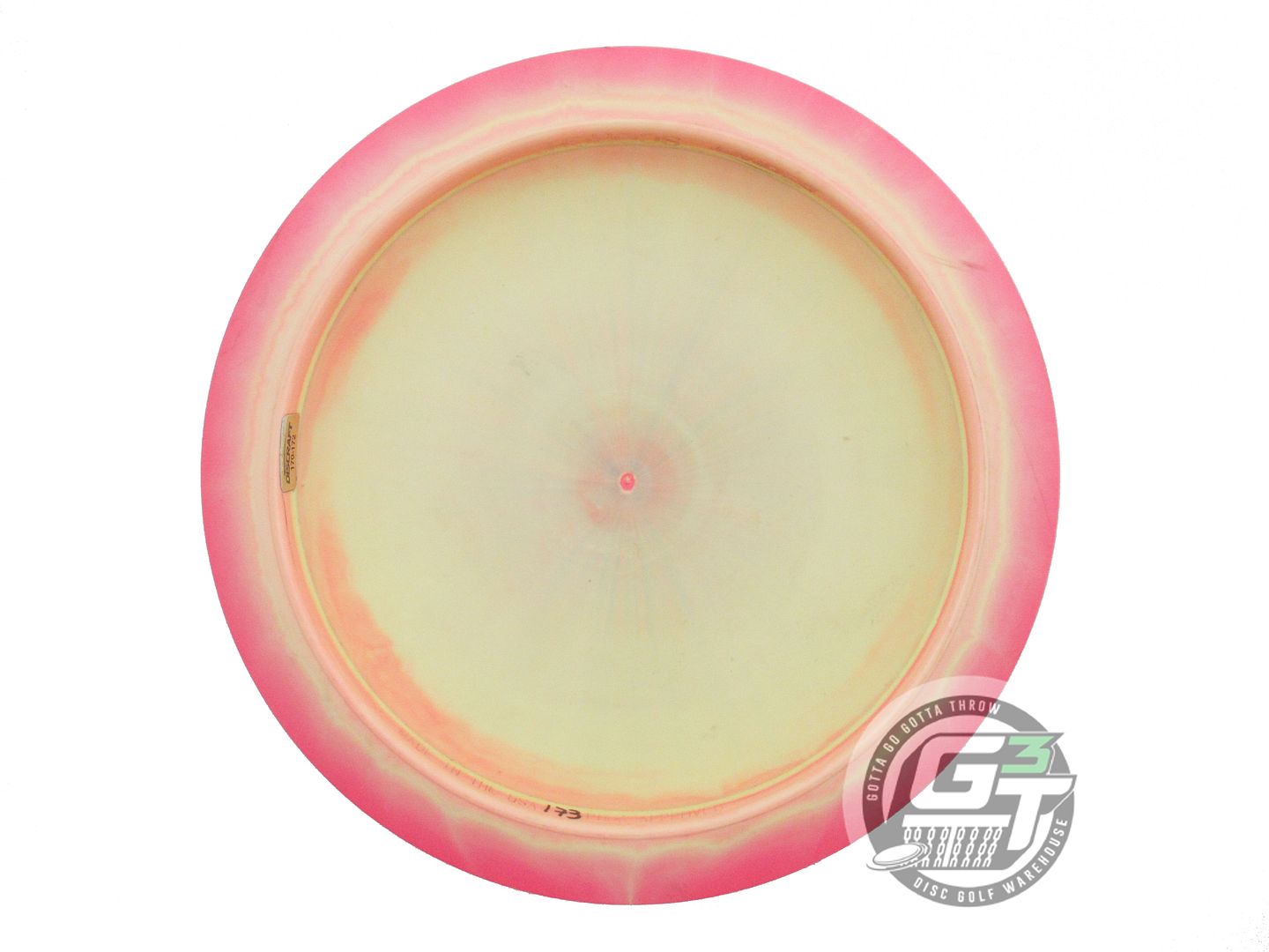 USED Discraft ESP Scorch 173g Pink-Yellow Green Foil Distance Driver Golf Disc