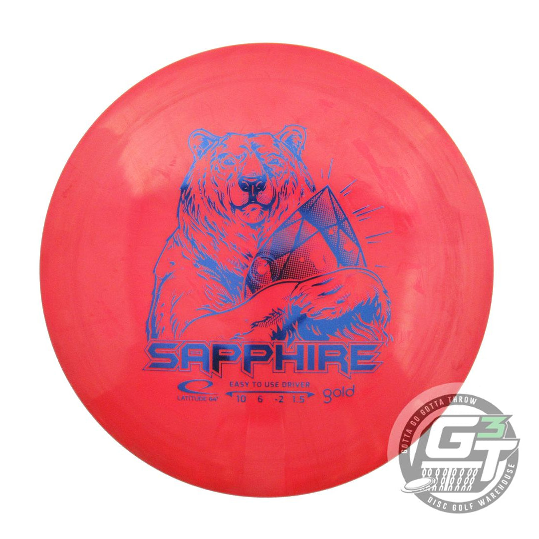 Latitude 64 Gold Line Sapphire Distance Driver Golf Disc (Individually Listed)