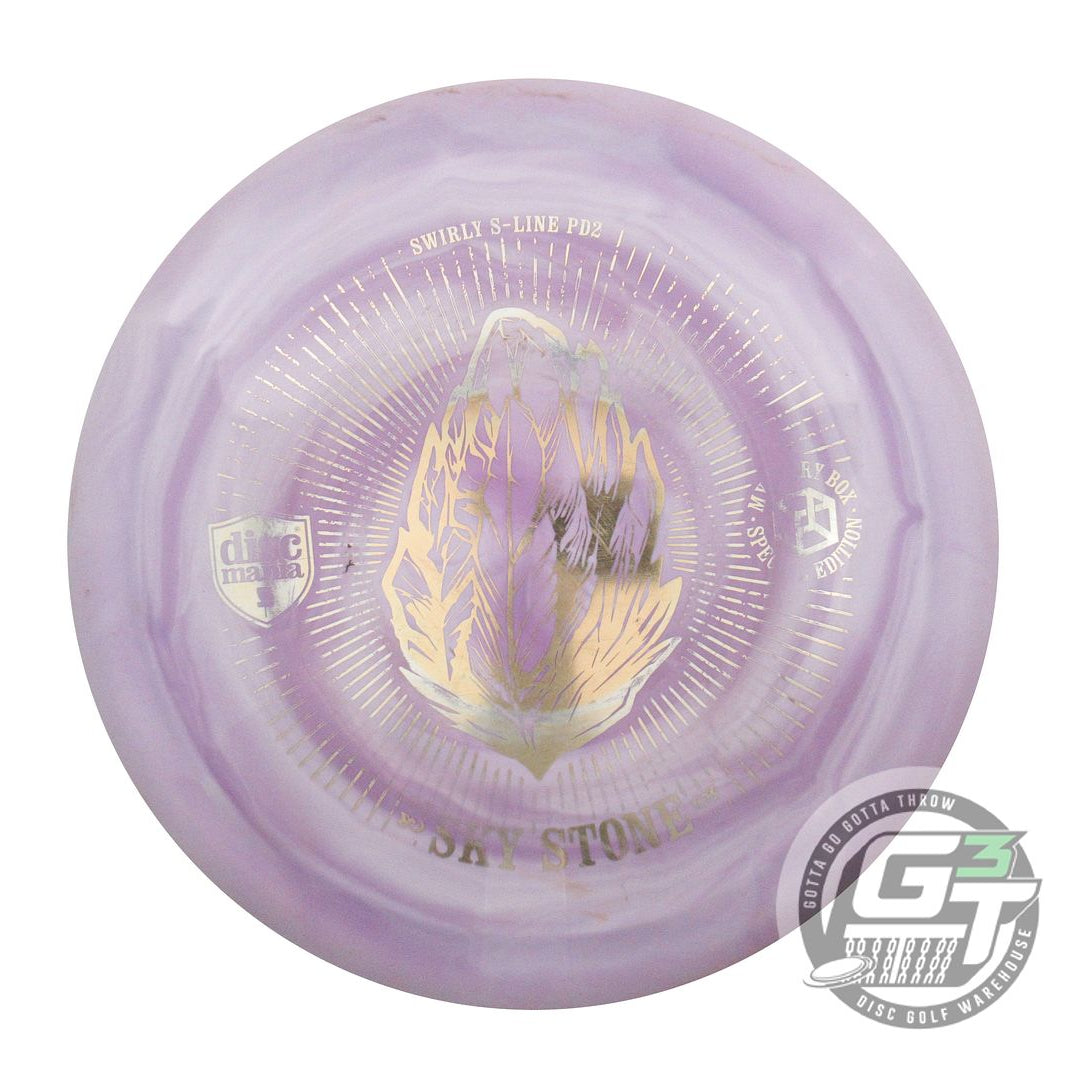 USED DiscMania SKY STONE Swirl S-Line PD2 175g Lilac Gold Foil Driver Golf Disc